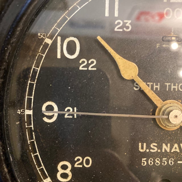 1940’s Ww2 Seth Thomas U.S. Navy Clock Chairish