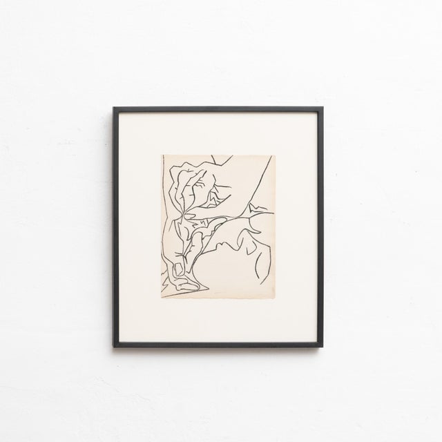 Modern Françoise Gilot, Portraits of a Woman, 1951, Lithograph For Sale - Image 3 of 11