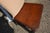 Vintage Pair Gothic Revival Carved Cathedral Arches Dark Wood Hall / Side Chairs W/ Cushions For Sale - Image 6 of 18