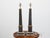Pair of French Midcentury Steel and Brass Truncated Obelisk Table Lamps For Sale - Image 10 of 10