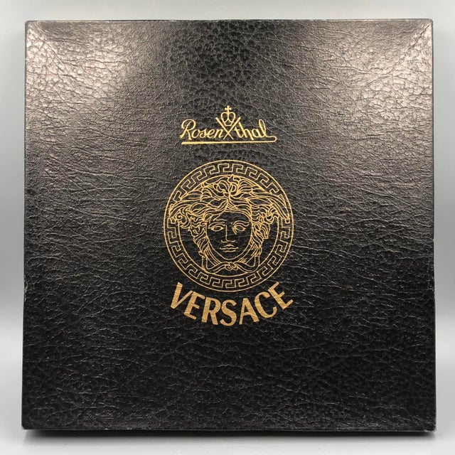 Ceramic Four Seasons Decorative Plates by Versace for Rosenthal, 1990s, Set of 4 For Sale - Image 7 of 18