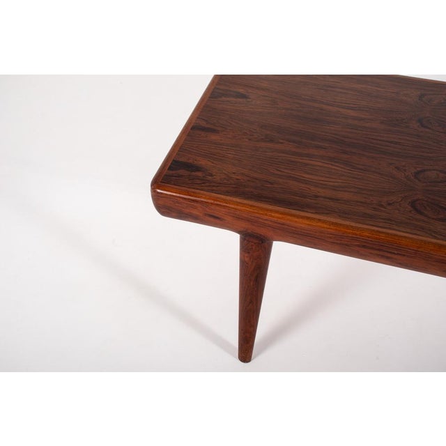 CFC Silkeborg Vintage Rosewood Coffee Table by Johannes Andersen for CFC Silkeborg, 1960s For Sale - Image 4 of 18