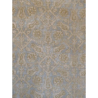 Zak & Fox L’erbe Linen Blend Fabric 4 Yards For Sale