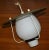 Mid-Century Modern Mid-Century Black Ceiling Lamp, 1950s For Sale - Image 3 of 8