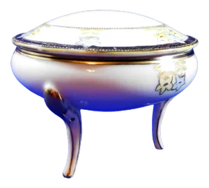 Antique Morimura Nippon Dresser Powder Trinket Box