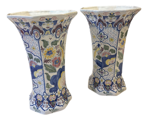 Vases in Porcelain from the Greek A, Set of 2