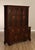 High Quality American Made Cherry Sideboard with Convex Glass Doors Opening to Lighted Interior and Adjustable Glass...
