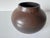 1980’s Vintage Organic Brown Glazed Studio Pottery Vase, Unsigned For Sale - Image 4 of 10