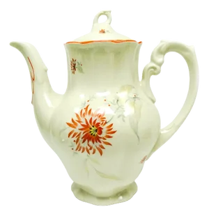Rococo Style Tea or Coffee Pot from Chodzież, Poland, 1950s