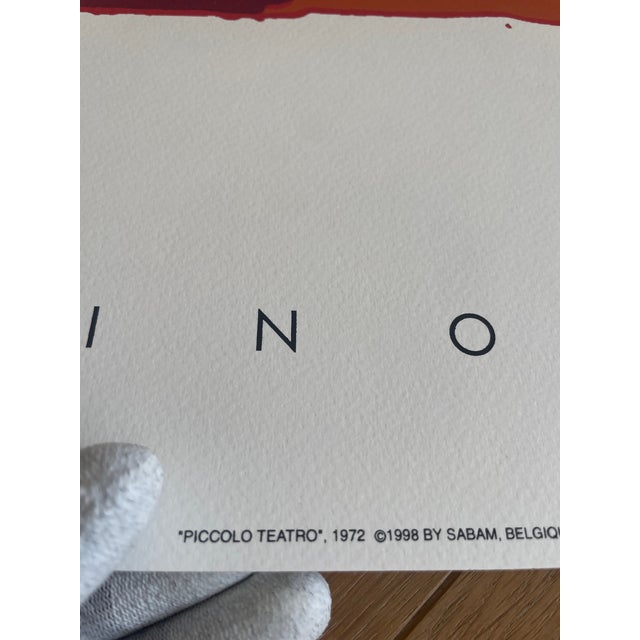 Modern Marino Marini (1901-1980), Piccolo Teatro, 1972, Copyright 1998 by Sabam, Belgique Ed. H. Segers, Printed in Italy For Sale - Image 3 of 9