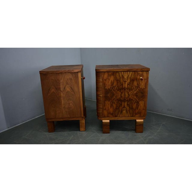 Art Deco Bedside Tables, Czechoslovakia, 1932, Set of 2 For Sale - Image 15 of 18