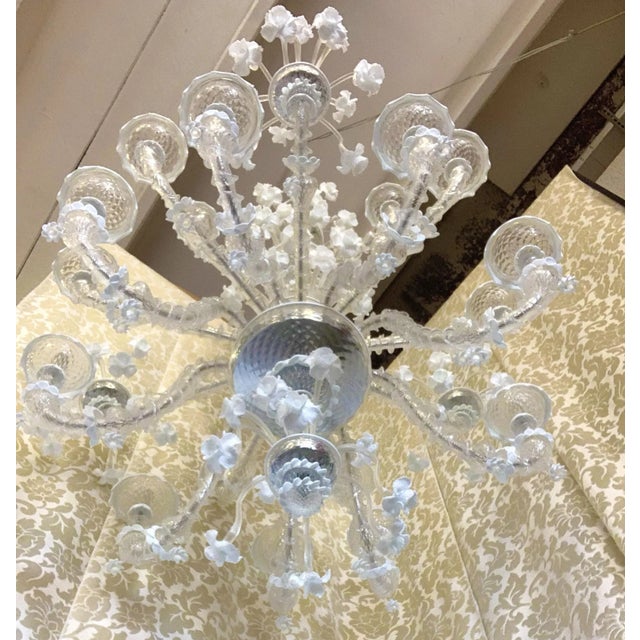 Contemporary Floral Ca' Rezzonico Murano Glass Chandelier For Sale - Image 4 of 12