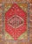 Green, blue and red tribal medallion design antique Oushak rug from 1930's Turkey, Keivan Woven Arts / rug EMA-7531,...
