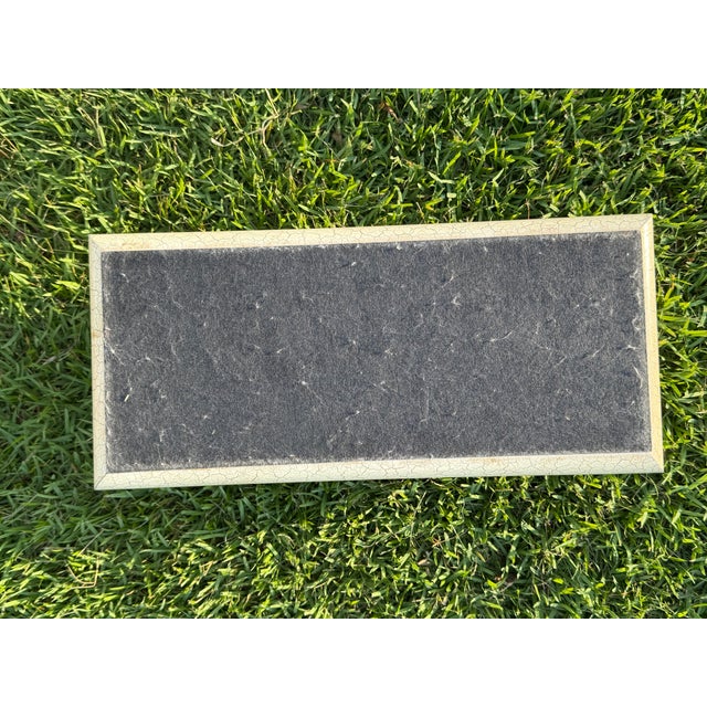 Vintage Crackled Parchment Decorative Box For Sale - Image 12 of 12