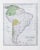 French Provincial Hand Colored Antique Map of South America, Framed For Sale - Image 3 of 5