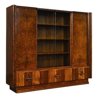 Art Deco Display Bookcase For Sale