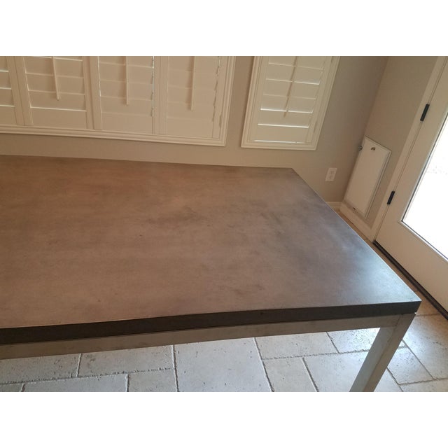 Modern Industrial Concrete Dining Table Chairish