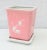 1940s Japanese Pink Planter With Tray For Sale - Image 10 of 10