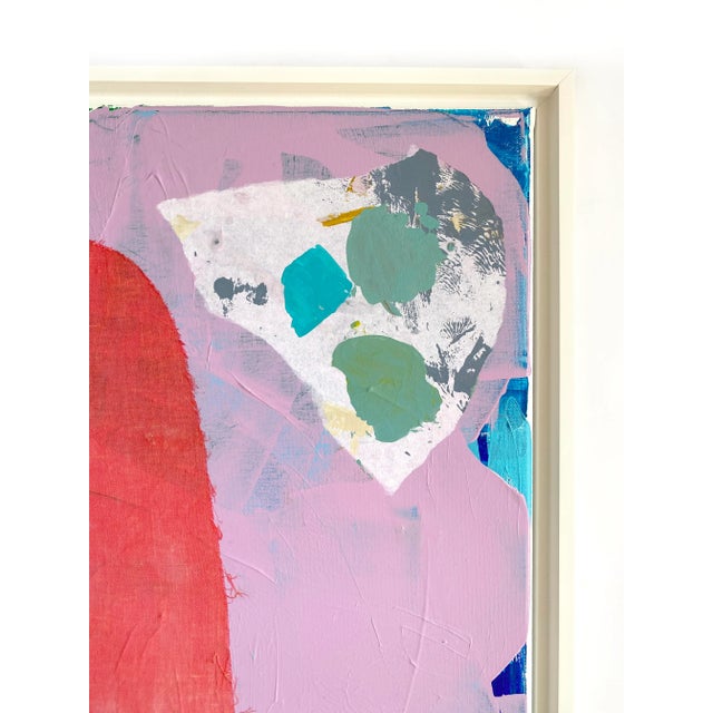 Abstract "Lollipop Tongue" 2024 Original Mixed Media Painting by Jessalin Beutler For Sale - Image 3 of 6