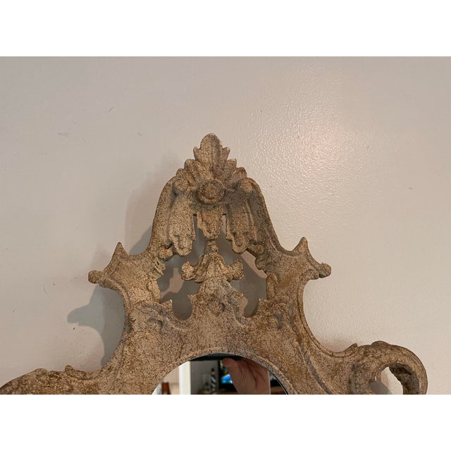 Vintage La Barge Hollywood Regency Rococo Revival Ornate Wall Mirror For Sale In West Palm - Image 6 of 10