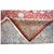 Vintage Kashmiri Tabriz Silk 9x12 Red, Ivory & Light Blue Handmade Area Rug #1144057 For Sale - Image 15 of 15