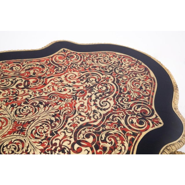 Mid-19th Century Boulle Table, France For Sale - Image 11 of 17