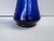 Navy Blue Vintage Mary Gregory Style Cobalt Blue Glass Vase With Ruffled Rim For Sale - Image 8 of 12