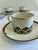 Vintage Pickard Ensemble Burgundy Gold Cups & Saucers - 8 pcs For Sale In Oklahoma City - Image 6 of 11