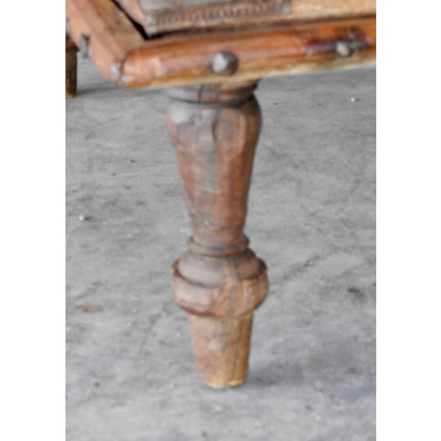 19th Century Spanish Childrens Lift Top Writing Desk For Sale - Image 4 of 11