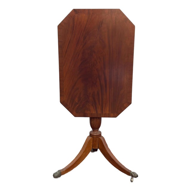 19th Century Antique Tilt Top Table For Sale