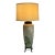 Late 20th Century Fine Arts Lamps Orchid Ceramic Table Lamp For Sale