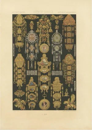 Durin after Albert Racinet, XCIV of L’Ornement Polychrome, 1869, Paper