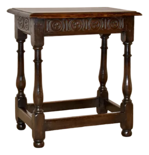 18th Century English Oak Joint Stool