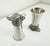 Late 20th Century Vintage Pewter Eagle Stirrup Cups 3 Oz - a Pair For Sale - Image 5 of 8