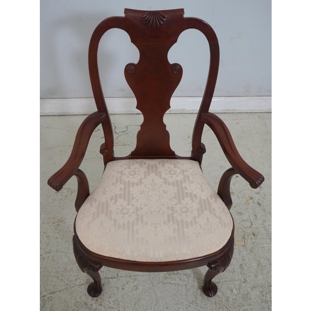 Age: Approx: 30 Years Old Details: Historic Charleston Collection Fan Carved 18 C. Design Reddish Mahogany Finish...