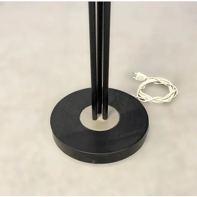 Painted metal, chromed metal. Good and original vintage condition. Patina consistent with age and use. This piece is...