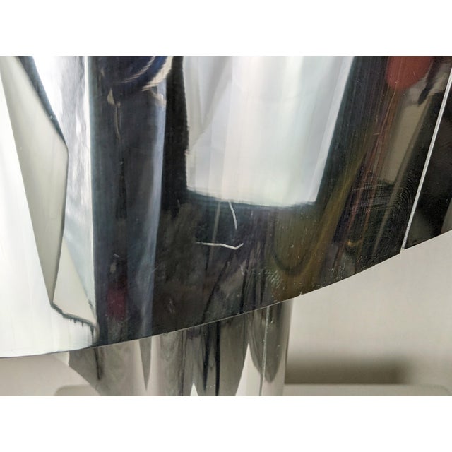 Chrome Plated and Painted Metal Spinnaker Table Lamp by C. Corsini, G. Wiskemann for Stilnovo, 1968 For Sale - Image 16 of 18