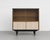 Mid Century Modern Display Cabinet | Walnut & Melamine Bookcase by Berry Furniture, Made in England, C. 1960’s For Sale - Image 4 of 15
