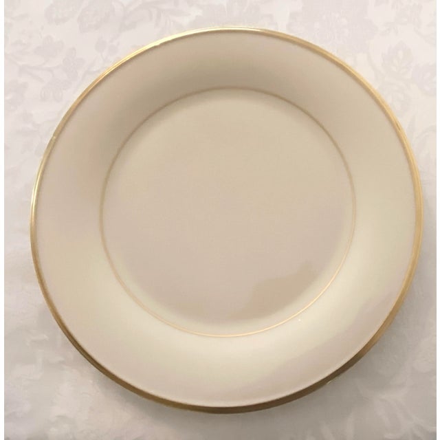 Ceramic Late 20th Century Lenox Eternal Salad Plate Vintage Excellent "Mint" Condition For Sale - Image 7 of 7