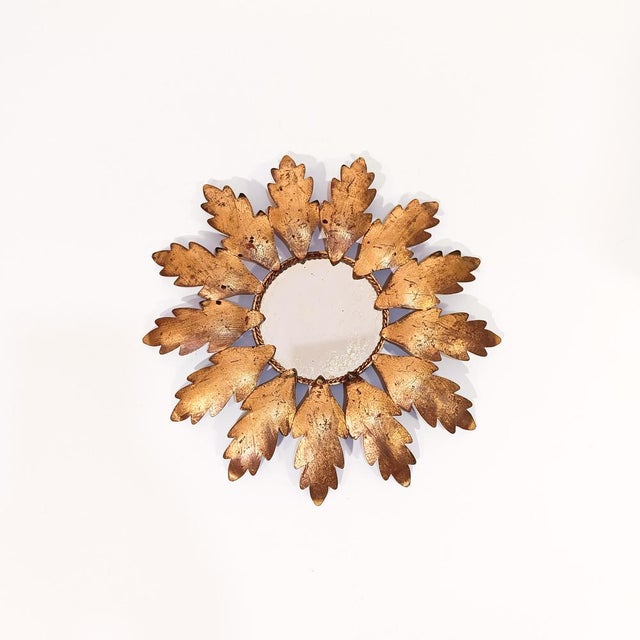 Sun Style Mirrors from Ferroarte, Spain, 1960s, Set of 2 For Sale - Image 6 of 12