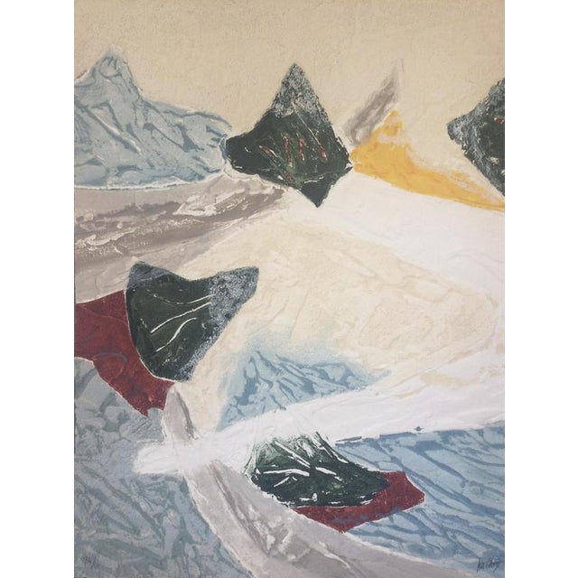 Late 20th Century Bernard Alligand, Towards the peaks, 1992, Carborundum Engraving For Sale - Image 5 of 6