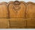 Wood Vintage Louis XVI French Oak Double Bed Frame with Carved Headboard For Sale - Image 7 of 13