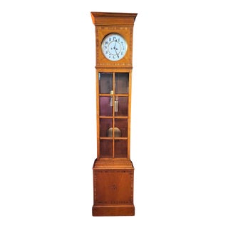 Art Deco Portois and Fix Viennese Tall Case Clock For Sale