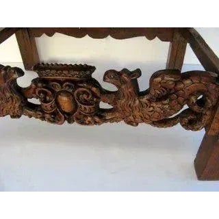 Spanish Walnut Carved Chair For Sale - Image 4 of 7