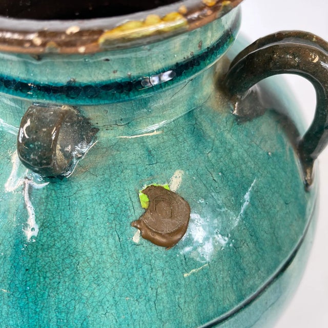 Late 19th Century Chinese Turquoise Wine Jug For Sale - Image 9 of 10