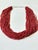 Tribal Vintage American Southwest Old Pawn Red Glass Seed Beaded Necklace Arizona For Sale - Image 3 of 8