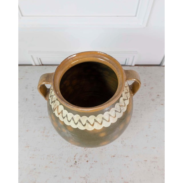 Ceramic Spanish 20th Century Glazed Pot For Sale - Image 7 of 8