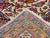 Cream Vintage Persian Kerman Lavar Rug, Handwoven Floral Pattern, Ivory & Crimson, 9’ X 12’ For Sale - Image 8 of 10