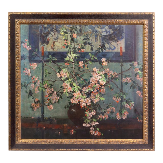 'Apple Blossoms' by Anna Lee Stacey, 1924, Paris, New York, Chicago, Art Institute of Chicago, Art Students League, Japanese Edo, Woman Artist For Sale