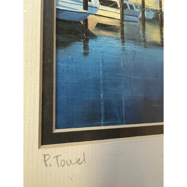 “Key West Marine” Contemporary Nautical Framed & Signed For Sale - Image 4 of 7